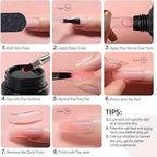 Complete Nude Pink Polygel Nail Kit | 8-Piece Starter Set + UV Lamp