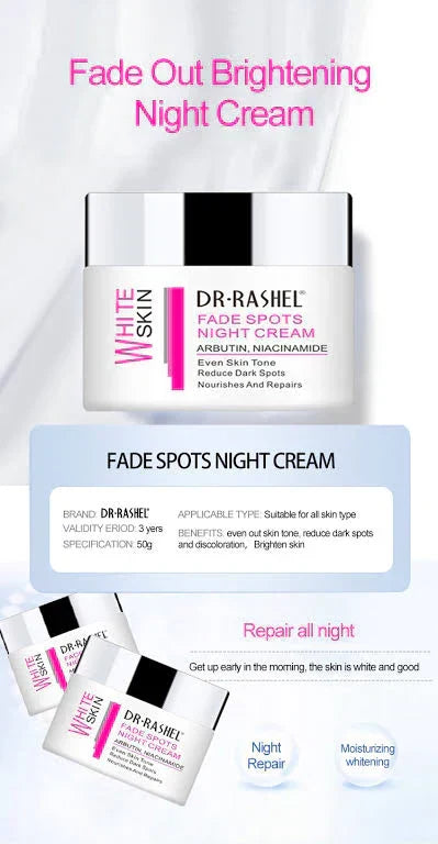 Dr. Rashel Whitening Fade Night Cream - Makeup Basket