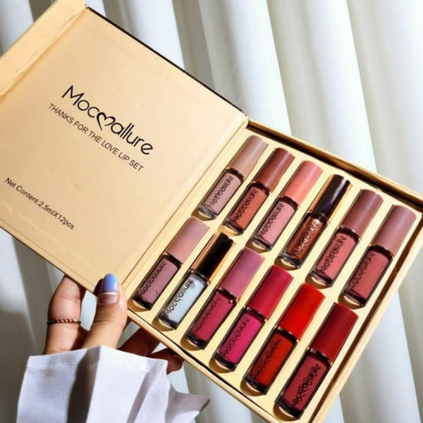 MOCALLURE 12-Shade Matte Lip Kit