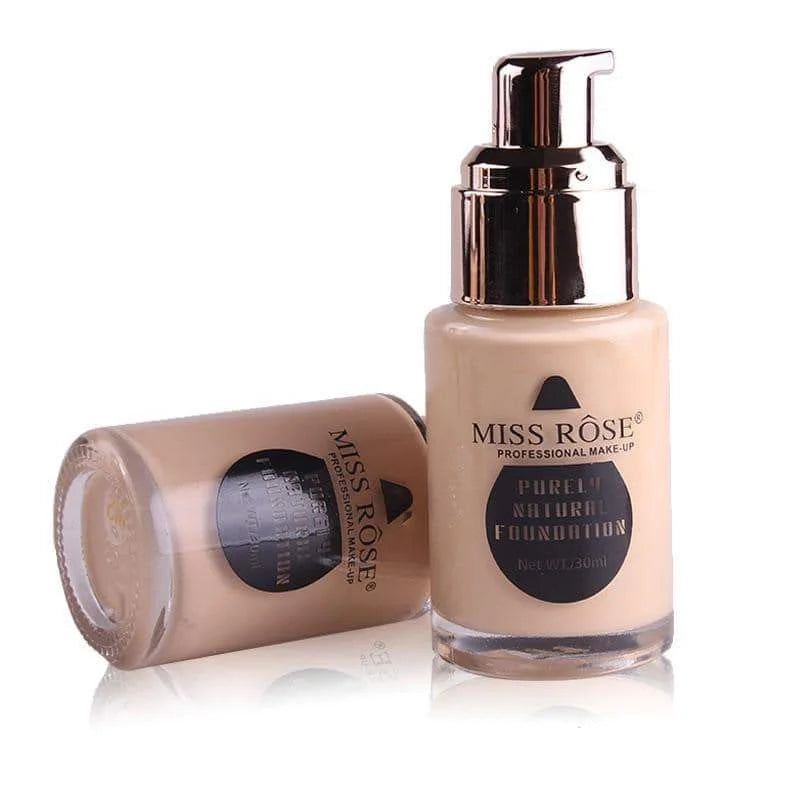 MISS ROSE Purely Natural Liquid Foundation - Makeup Basket