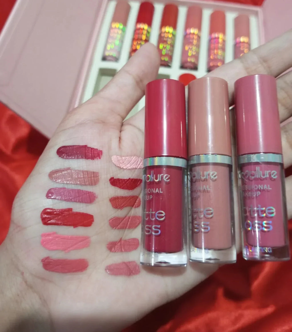 Mocallure 12 Shades Matte Lip Gloss Box Set – Original