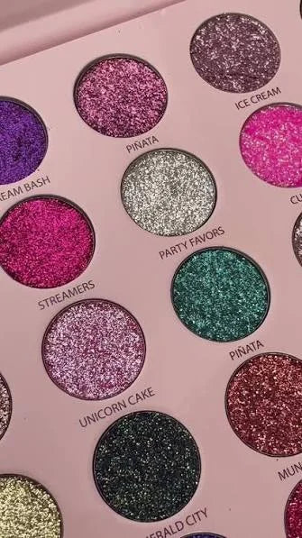 Unicorn Glitter Eyeshadow Palette - 30 Shades