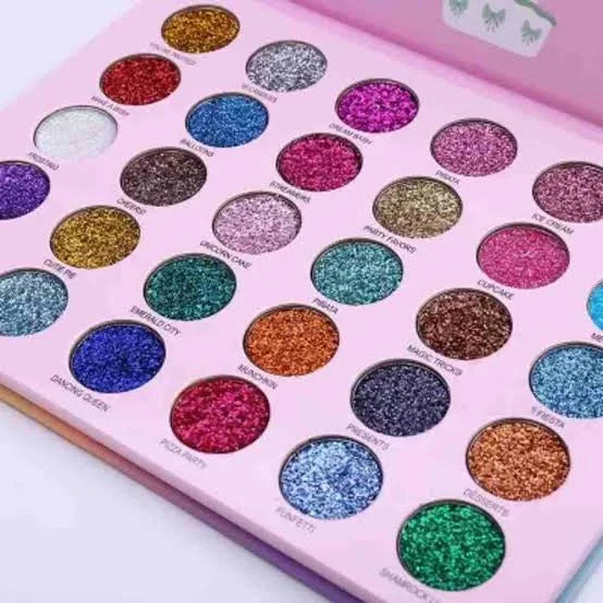 Unicorn Glitter Eyeshadow Palette - 30 Shades