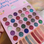 Unicorn Glitter Eyeshadow Palette - 30 Shades