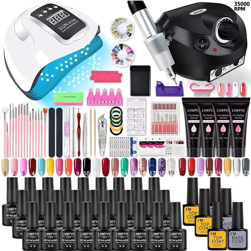 Professional Poly Nail Gel Extension Kit
